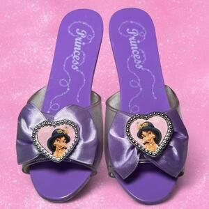 Princess Jasmine Dress Up Plastic Shoes From Aladdin